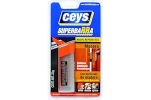 Ceys - SUPERBARRA reparadora - Alta resistencia - Masilla para Madera – Rellena, Restaura y Reconstruye – 23 G