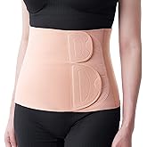 Momcozy RB001 Ergowrap Bauchgurt nach Geburt, 3D-Kompression & Rückenstütze | Nahtloses Design, atmungsaktives Premium-Materi