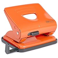 Rapesco 1362 825 2-fach-Metalllocher, 25 Blatt, Orange