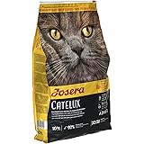 JOSERA Catelux (1 x 10 kg) | Mit schmackhaftem Entenprotein & Kartoffel für anspruchsvolle Katzen | Super Premium Trockenfutt