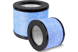 Avamia Filtre de Remplacement H14 HEPA pour Purificateur d'Air, Filtre Purificateur d'Air True H14 HEPA, Pack de 2