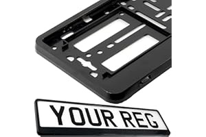 TAPORT® CAR REGISTRATION HOLDER FOR ANY CAR, VAN, TRUCK, TRAILER (BLACK HINGED)