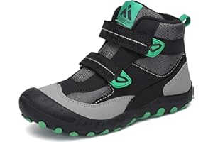 Mishansha Kinder Wanderschuhe rutschfest Leicht Trekking Wanderstiefel für Jungen Mädchen Gr.24-38