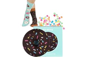 soxo Skarpetki Prezent Dla Kobiet Śmieszne Donuty w Pudełku 35-40 1-4 Pary