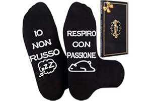 Merclix Regalo Uomo Natale Compleanno Calzini Uomo Divertenti 43-46 Regali Per Lui Fidanzato Papà Nonno Marito Utile