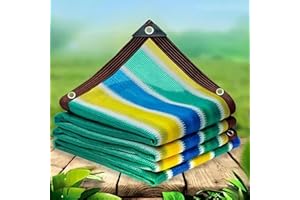 GYUEZX Filet D'ombrage 12 Broches Protection Rayons 90-95% UV Voile Ombrage,Serres Filet Coupe-Vent avec Oeillets,Rayons Toile D'ombrage Extérieur,pour La Couverture VéGéTale/Jardin/Voitures,3x4m