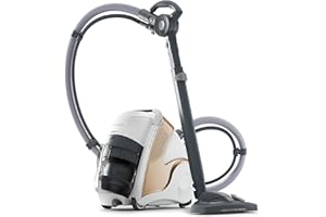 Polti Unico MCV85 Total Clean & Turbo, Aspirador Multifunción 3 en 1, Aspira, Higieniza y Seca, Limpiador a Vapor con Caldera, Potencia 2200 W, 17 Accesorios Incluidos, Made in Italy, Blanco y Dorado