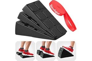 ‎ZOCOSQUAT Squat Wedge – Kniebeugen-Keil-Block 235,9 kg Tragkraft – Schrägbrett für Wadendehnung – Wadendehner, schräges Brett – Yoga-Blöcke