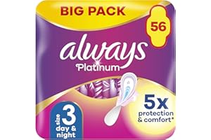 Always Platinum Night (Size 3) Wings 14 Pads x 4