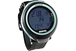 Mares Dive Computer Puck 4 (Black-Aquamarine)