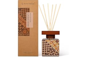 Aroma Naturals Difusores de Varillas de 150ml de Botellas al Estilo Bohemio, Fragancia Duradera en el Interior del hogar, Traje de Regalo para Mujeres (Hinoki Tranquility)