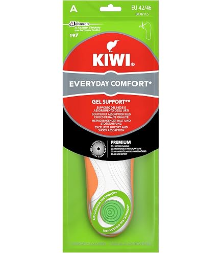 Semelles Intérieures En Cuir KIWI - Confort Quotidien - Taille 44/45 - Neuves - Fabriqué En France