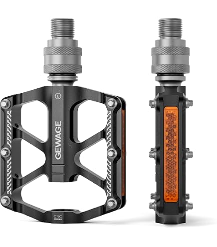 lixada pedale Fahrradpedal MTB mit Schnellentriegelung MTB Plattform Pedal mit Pedal-Extender-Adapter Sport & Freizeit COLOR/VARIANT:PURE WHITE - CARAMEL Digitaler Fahrradcomputer Kabellos – 2025.1