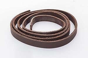 ‎ESNADO esnado Lederband, Lederriemen Flach. 1 Meter. Breite/Farbe: wählbar (Breite: 15 mm, Braun) | ECHTES Leder | pflanzlich gegerbt | Schmuck, Armbänder, Basteln, Dekorieren, DIY, Mittelalter