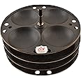Jain Stainless Nonstick Steel 4 Plate Idly Stand | Idli Maker| Nonstick Idli Stand with Holes for 7.5 LTR Prestige Pressure Cooker (16 Idly)