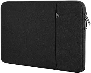 ProElite Polyster Laptop Sleeve Case Cover Pouch for 13" to 14" MacBook Air/Pro Retina, Compatible with Surface Pro, MacBook Pro 14" M1/Max A2442, Galaxy Tab S8/S9 Ultra 14.6"/iPad Pro 12.9, Black