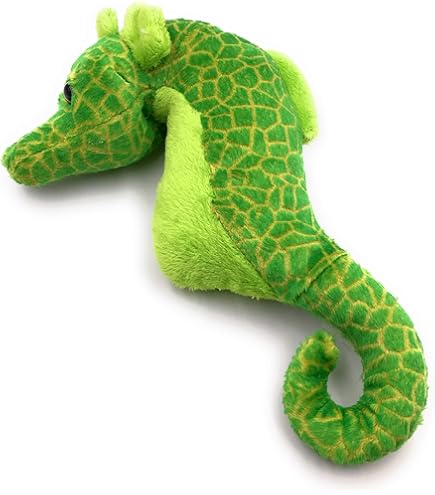Wild Republic Foilkins Blue Seahorse Plush - 12 Inch Stuffed Animal With Eco-Friendly Recycled Filling