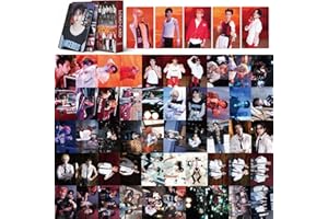 YAZGAN 55pcs Kpop ENHYPEN Photocards ENHYPEN Cards Brought The Heat Back Novel Album Poster Cards pour Fans