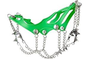 Nortec Ramponcini NORDIC Made in Italy per Escursionismo e Trail Running invernale su Ghiaccio e Neve, Micro Ramponi Scarpe Leggeri con Custodia