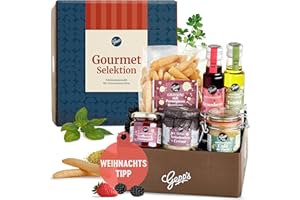 ‎GEPP'S Gepp’s Feinschmecker Geschenkkorb I Geschenk mit feinsten Delikatessen wie Trüffelöl und Erdbeer-Champagner Aufstrich, hergestellt nach eigener Rezeptur I Gourmet-Geschenkidee