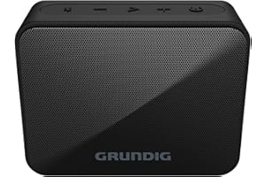 Grundig GBT Solo Black - Bluetooth Lautsprecher, 30 Meter Reichweite, mehr als 20 Std. Spielzeit