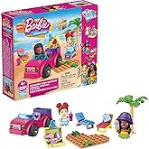Mega brands Construx Barbie Cabrio Plaj Macera GWR79, &Ccedil;ocuklar i&ccedil;in Bina Oyuncakları