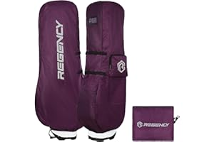 Regency Golf Bag Travel Rain Cover - Premium Waterproof Storage Protector for Golf Clubs, Durable Golfbag Club Covers - Universal Fit, Easy Access Design