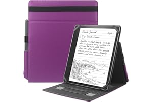 HGWALP Custodia universale da 10.2 pollici eReader, Cover copertura del con supporto cinturino a mano e supporto della penna Compatibil with 10.2" Scribe 2024/2022 Release/Note Air 2 Plus/Note Air-PL