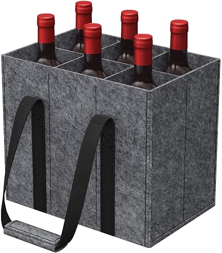 Produktbild von CUVZORA 2er-Pack Getränkehalter – Faltbarer 6-Becher-Träger Mit Griff, Wiederverwendbar, Für Partys, Festivals & Picknick