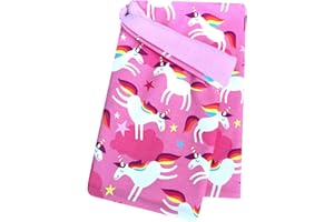 Wollhuhn Öko Mädchen/Jungen/Kinder Warmer Schlupfschal/Halstuch Innen Fleece Gefüttert Viele Motive Winter Übergangszeiten (aus Öko-Stoffen) 20220523