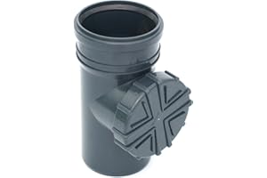 DYKA / KARMAT Regenrohrfilter Fallrohrfilter mit Laubfang für KG/HT Rohr DN100 Ø110 (GRAPHITE)