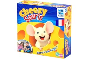 Megableu - CHEEZY Souris - Jeux de Société Enfant des 3 Ans+ - Jeu Rigolo Famille et Groupes - Idée Cadeau Anniversaire Noël - Jeu de Societe Drôle - 2 à 4 Joueurs - Version Française