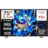 TCL 75 in&ccedil; Akıllı TV 75T8C 4K QLED Renkli Quantum Crystal HDR10+ Oyun Google TV, 144Hz Doğal Yenileme Hızı, ONKYO 2.1 Hi-Fi S