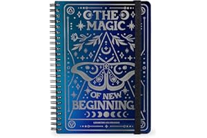 Legami - Cuaderno con espiral de rayas de 7 mm, Moth, Special Edition Maxi, tamaño A4, papel certificado FSC, contiene 1 hoja de adhesivos, 160 páginas, cierre elástico, 21 x 29 cm