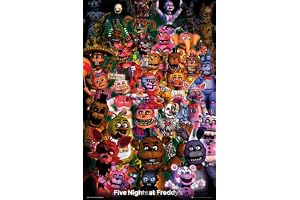 Close Up Five Nights at Freddy's affisch Ultimate Group (61 cm x 91,5 cm) + Ü-affisch