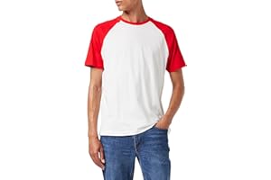 Build Your Brand Raglan Contrast Tee T-Shirt Homme