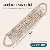 Ke&ccedil;i Kılı Sırt lifi El &ouml;rmesi. 70 cm 11 cm gri