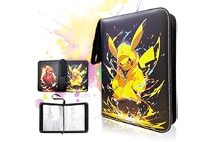 HTTMTTS 2025 Nouveau Classeur Carte Grande,65 Pages 520 Pochettes pour Cartes Amovibles,Cuir PU imperméable,Livre à Collectionner pour Enfants ((Albums pour Cartes à Collectionner 3)