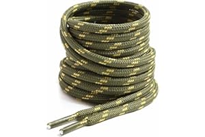 VSUDO Okrągłe Sznurowadła do Butów, Wytrzymałe Sznurowadła do Butów Roboczych, Mocne Sznurówki​ do Butów Wędrówkowych