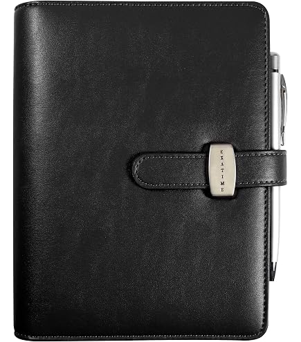 Organizer Filofax Metropol Con Cerniera - Formato A5, Nero, Similpelle, Con Agenda 2025