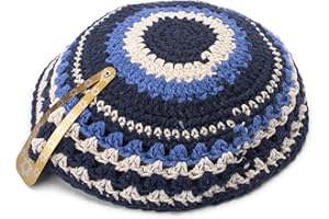 JL Kippha's Multicolor algodón kipá judía Yarmulke Yamaka Kippa Israel Cap Judaica