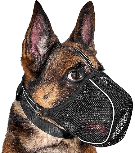 Muilkorf voor honden, zachte mesh muilkorf voor kleine, middelgrote en