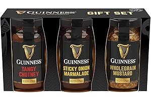 Guinness Chutney Onion Marmalade And Mustard Sauces 3-Pack