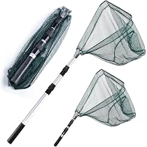 Épuisette De Pêche Télescopique NAKIHOUSE - 55cm à 190cm - Idéale Enfants & Adultes