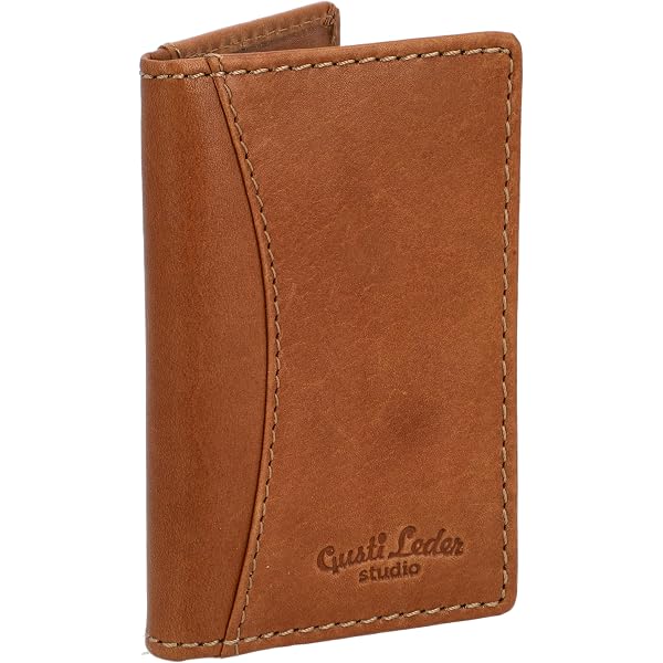 Zippo Étui Cartes De Visite Cuir Homme Marron Moka - 2x6.5x10 Cm