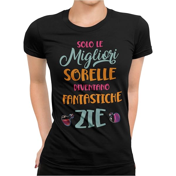 THE AUNTIE CODE Camicie stampate per zia da donna Magliette regalo per zia Maglietta divertente con scrta a maniche corte causale