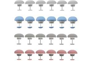 DCJWQ 24 Pcs Duvet Clips, Duvet Clips to Keep in Place, Quilt Cover Pins for Stop Moving Inside Cover for Blanket Bed Sheet Curtain Socks Mattress Covers(White Blue Pink Gray)