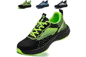 ISOOUS Chaussures de Sécurité Hommes Femmes Basket Légère Respirante Chaussures de Travail Confortable Antidérapante Embout Acier