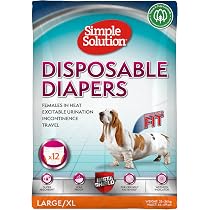 Pet Soft Wegwerphondenluiers Voor Vrouwtjes – 20 Stuks, Super Absorberend Met Nattigheidsindicator, Elastische Taille, Geschikt Voor Middelgrote Honden