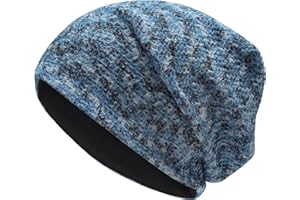 ZLYC Jersey Bonnets Mince Bonnet de Nuit pour Femme Homme